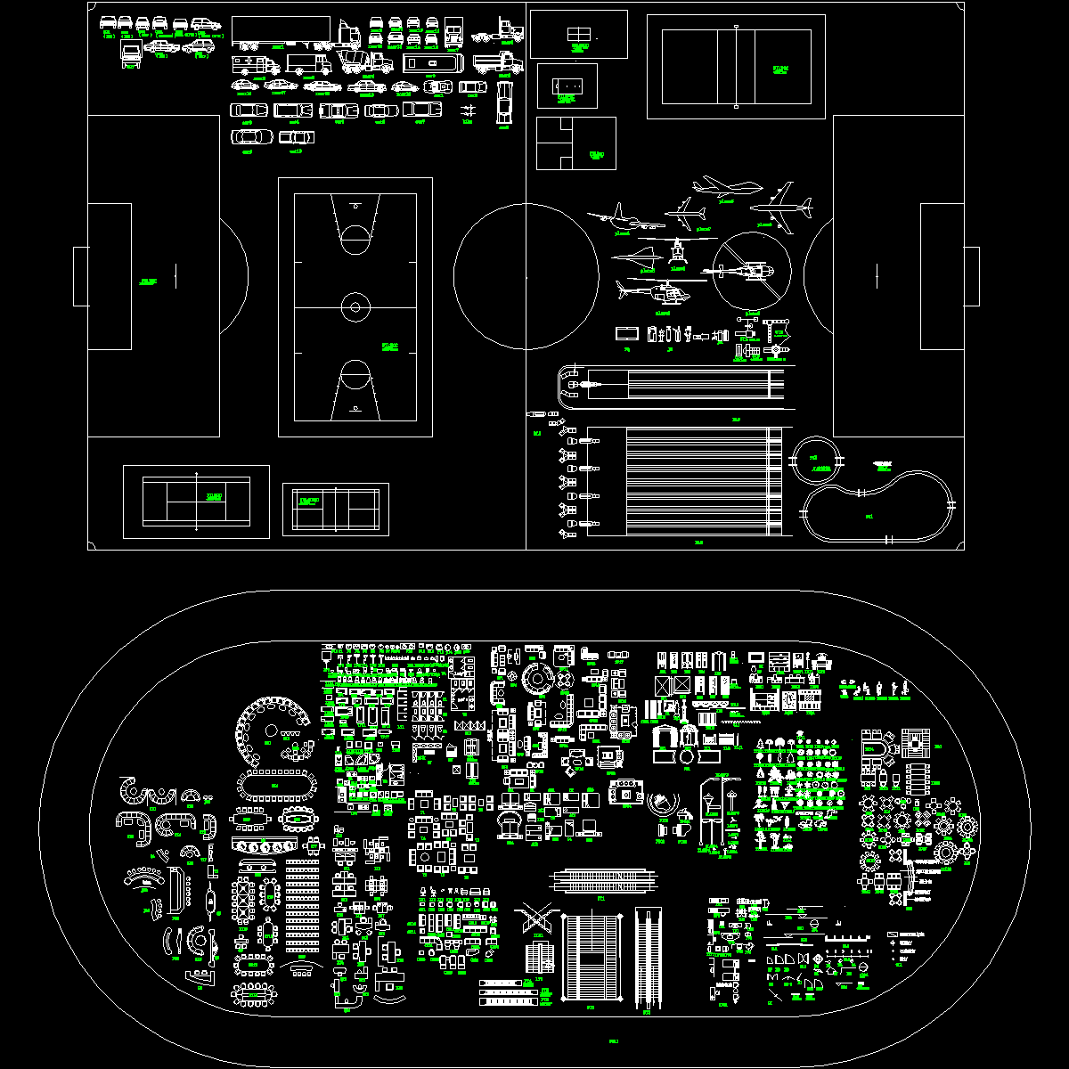 建筑平立面家具配景CAD.dwg - 1