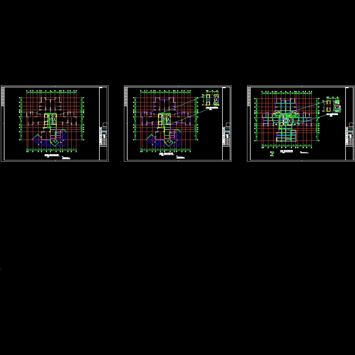 1号楼地下部分模板图.dwg