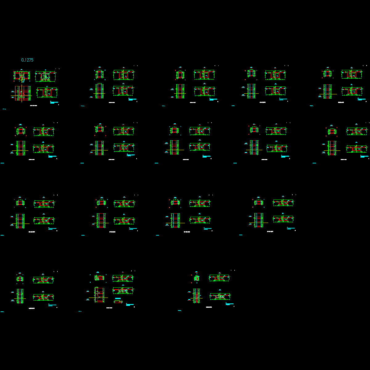 06～22、新虹桥箱梁梁段一般构造图.dwg