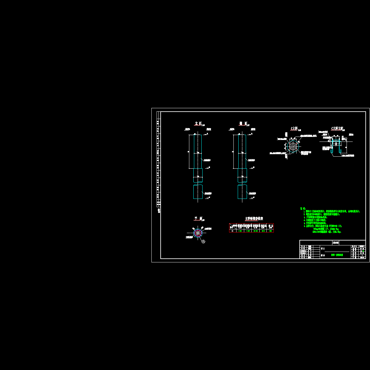 ql-08 桥墩一般构造图.dwg