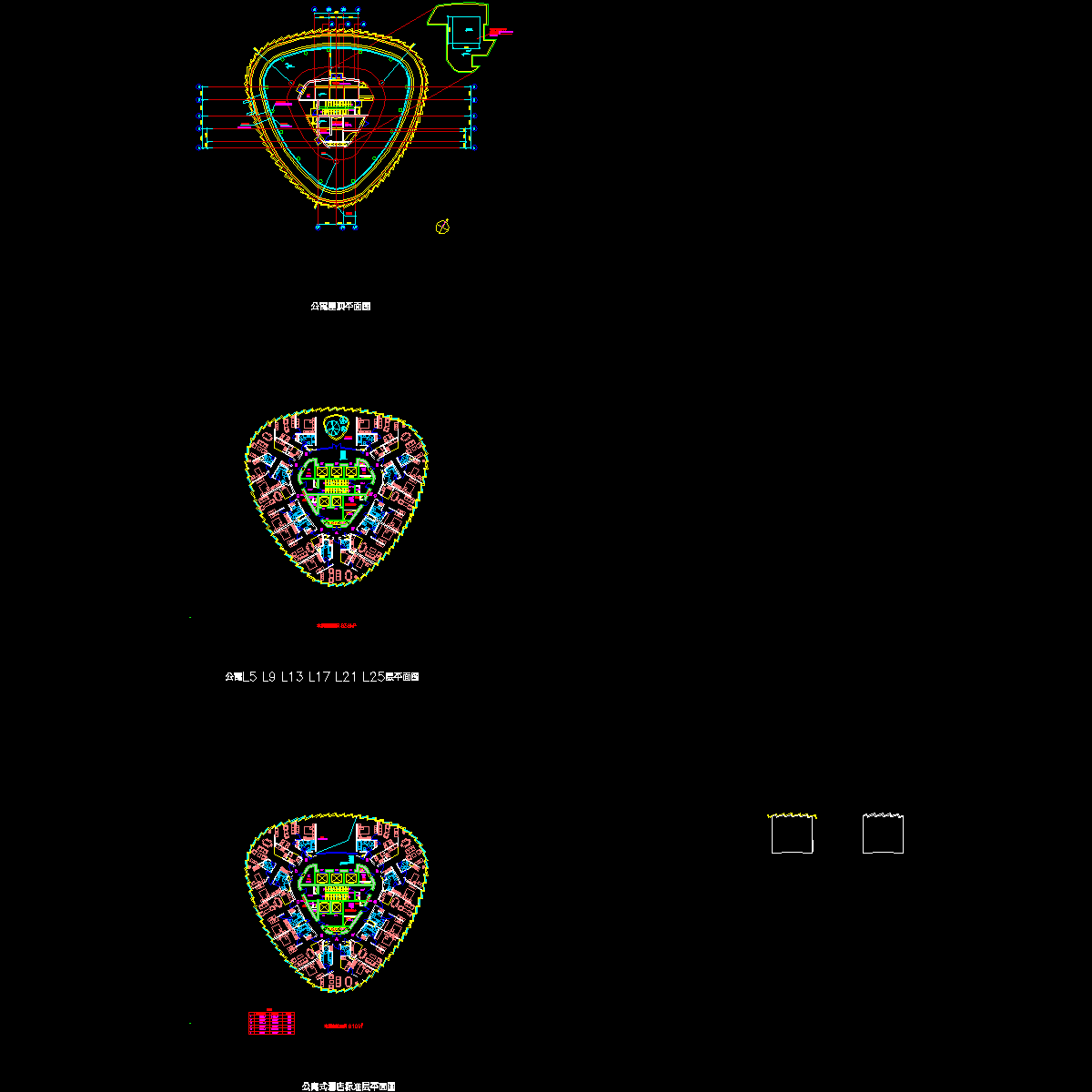 2公寓式酒店标准层平面图.dwg