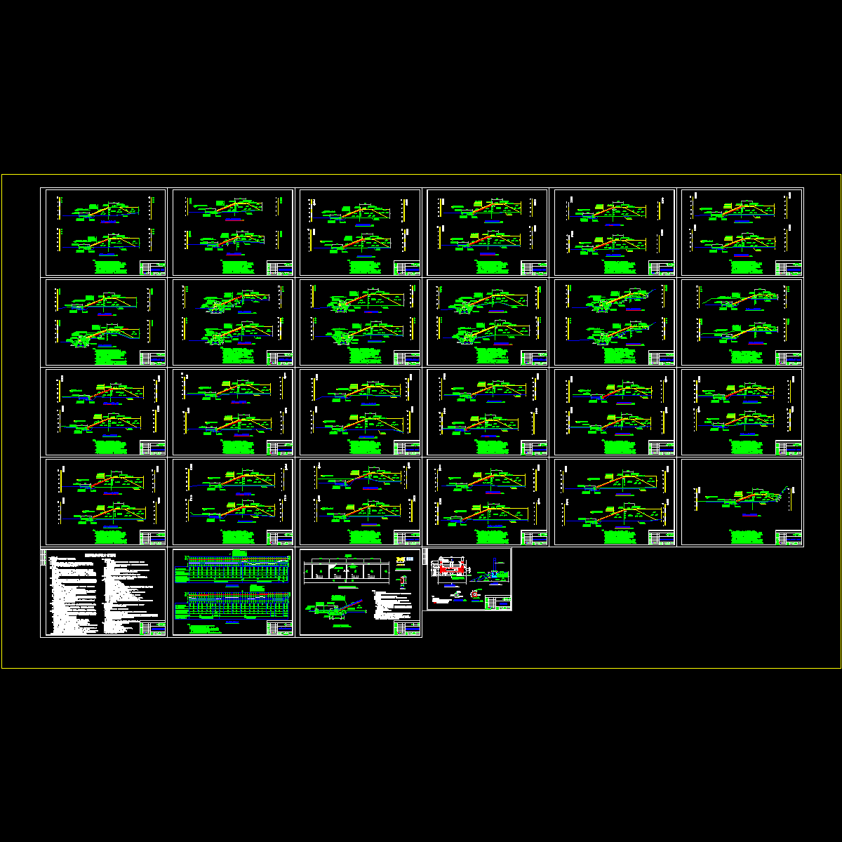 防洪堤工程全套CAD施工图纸.dwg - 1