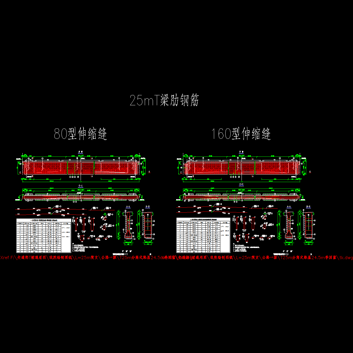 p12～13 t梁梁肋钢筋布置图（一）～（二）.dwg