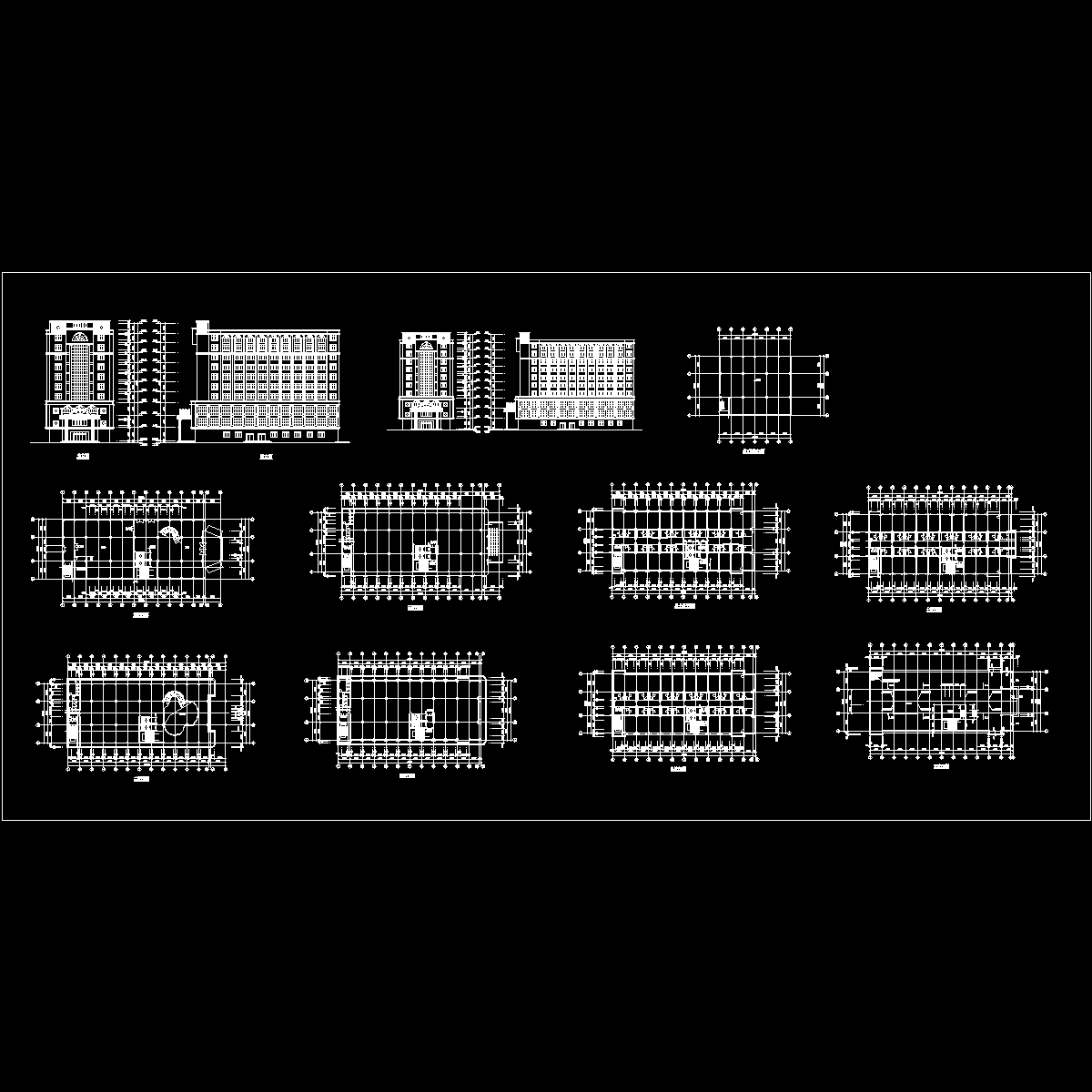 酒店建筑设计施工方案图纸（CAD文件）.dwg - 1