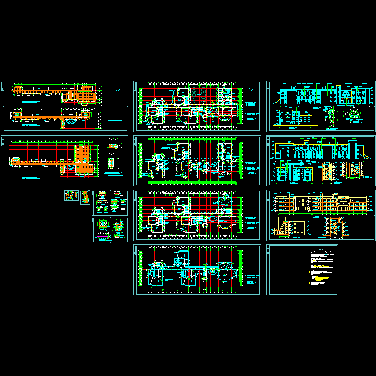 经典幼儿园CAD施工图纸.dwg - 1