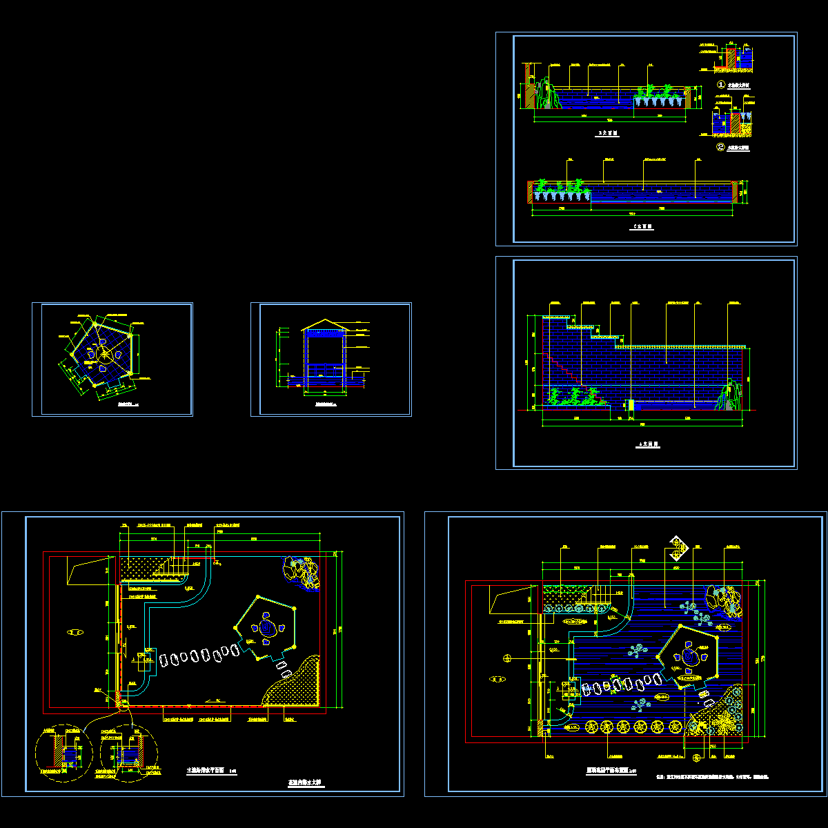 屋顶花园施工详图.dwg