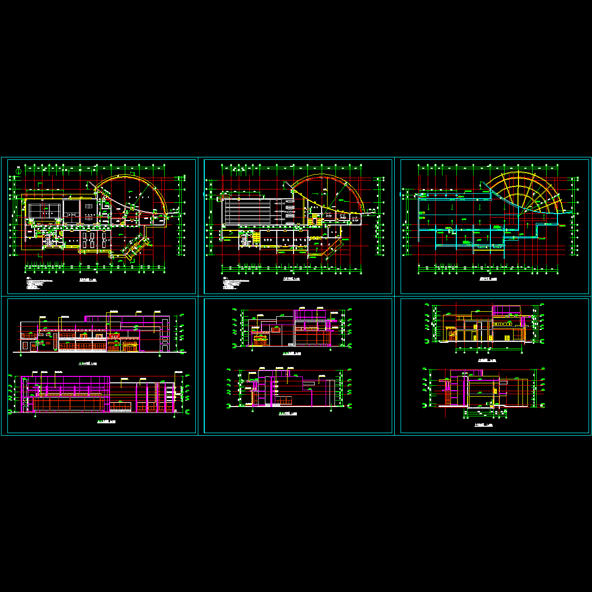 多层娱乐中心娱乐建筑设计方案（CAD） - 1