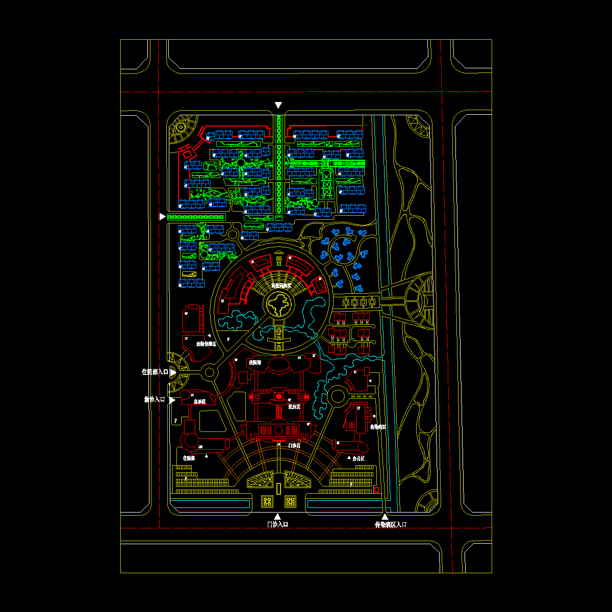 医院规划方案_CAD - 1