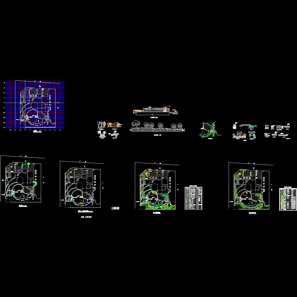 别墅景观设计施工CAD图纸 - 1