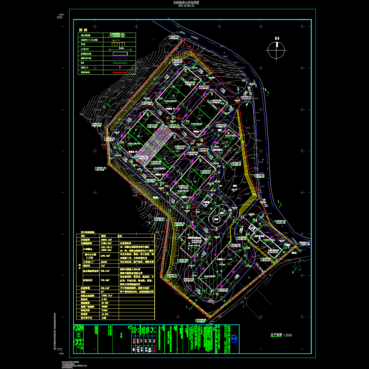 01关岭粮食局仓库仓库总平面图20190325_t3.dwg