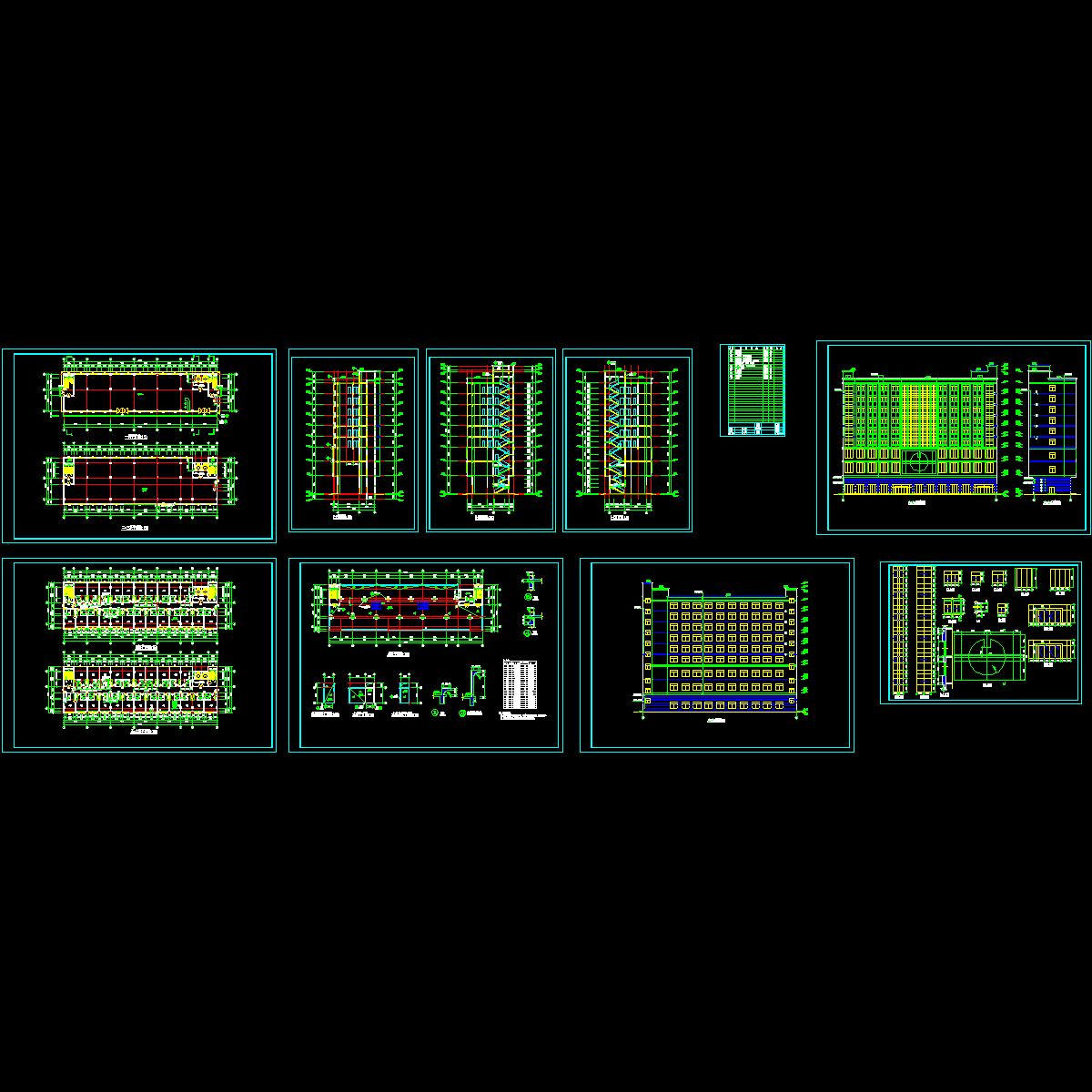 多层酒店建筑施工图纸.dwg - 1