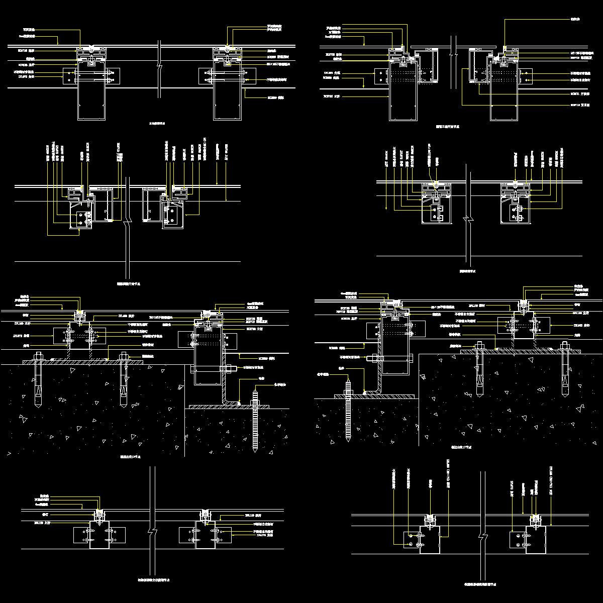 002-150型隐框幕墙及铝塑板幕墙节点1.dwg