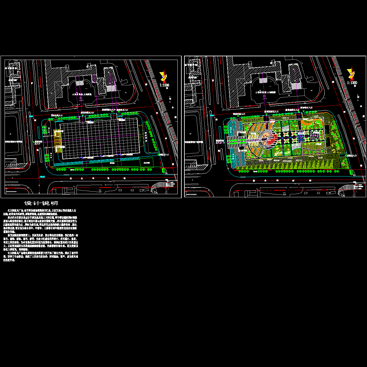 屋顶花园设计平面图.dwg