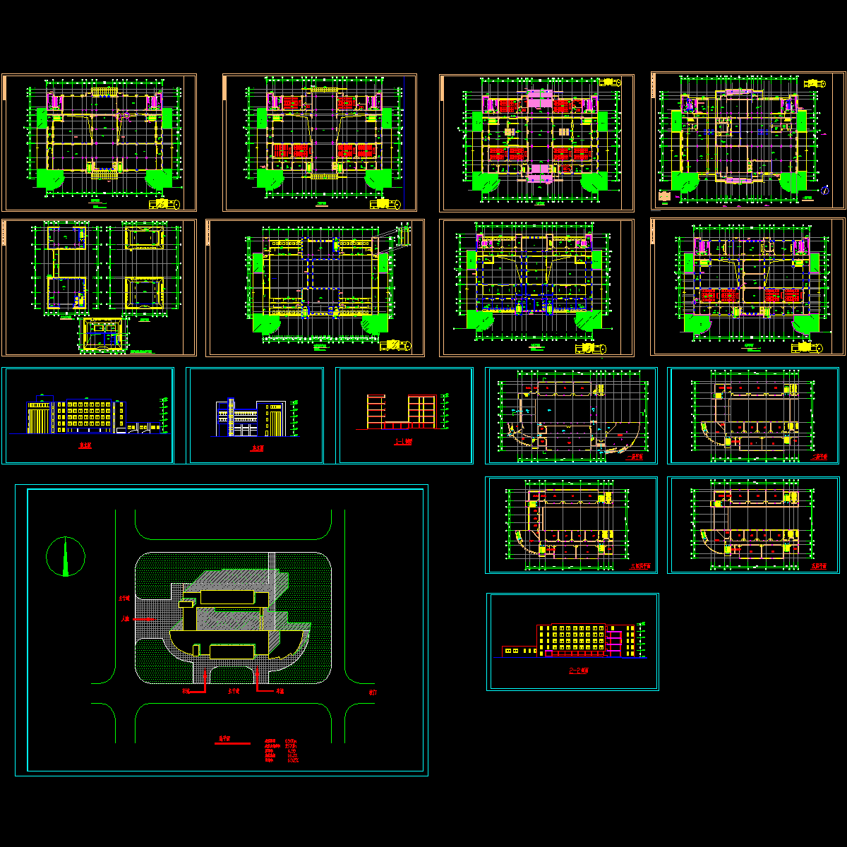 金山小学设计建筑施工图纸.dwg - 1