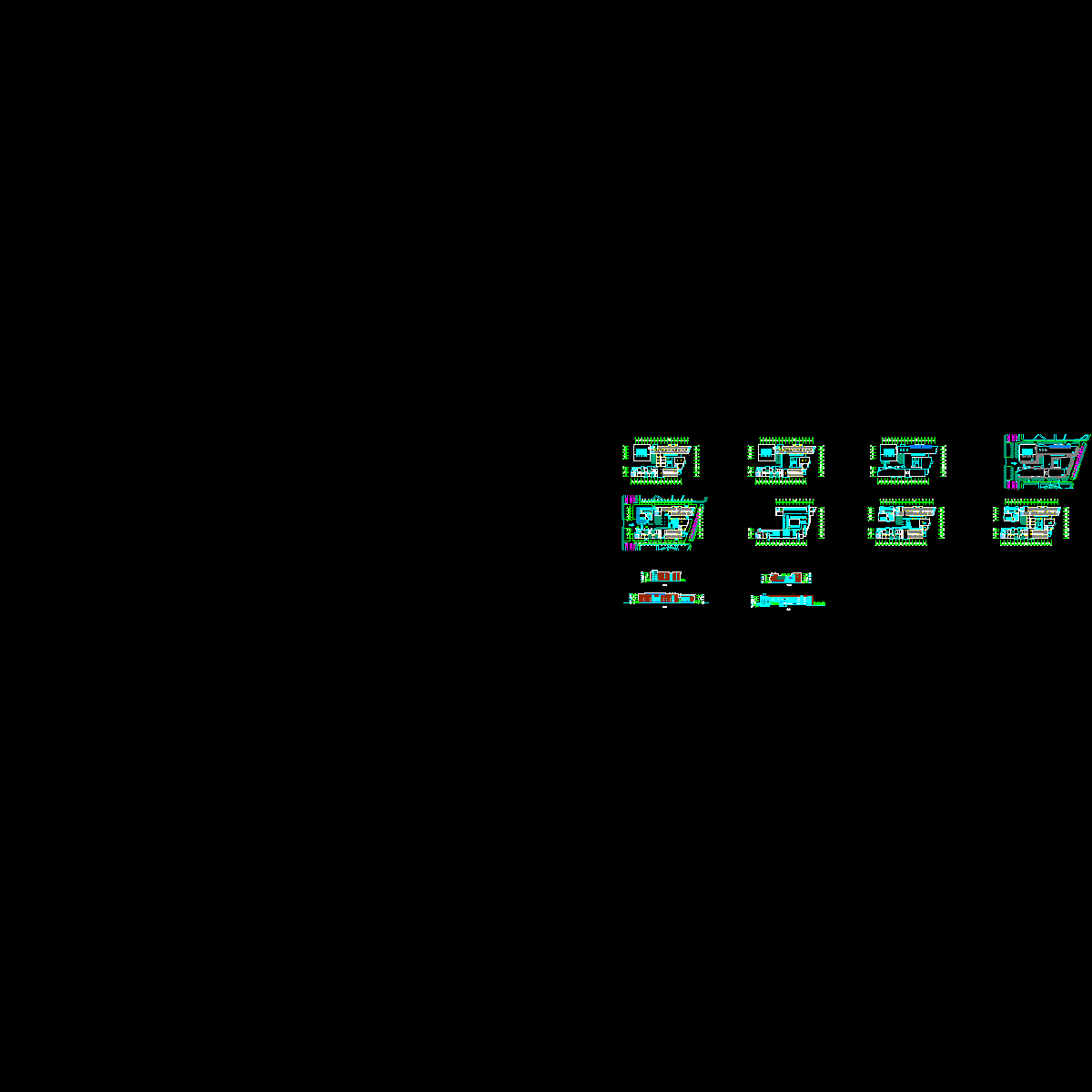 大学教学楼方案设计施工图纸.dwg - 1