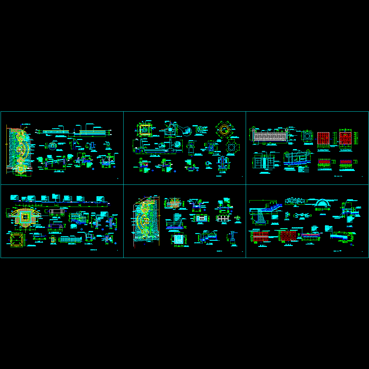 市政广场全套施工CAD图纸 - 1
