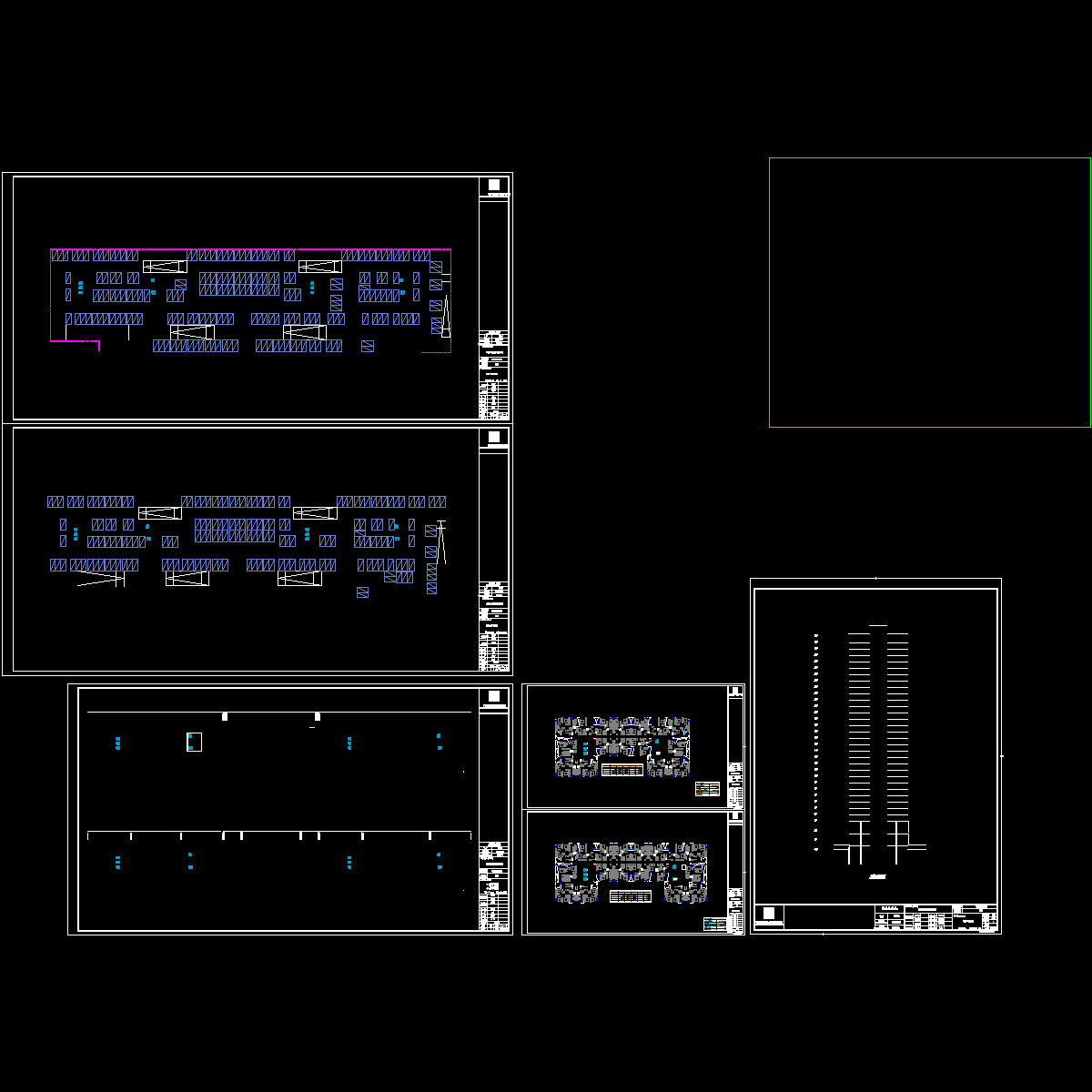 祥瑞国际商贸城公寓户型平面图和立面图_cad - 1