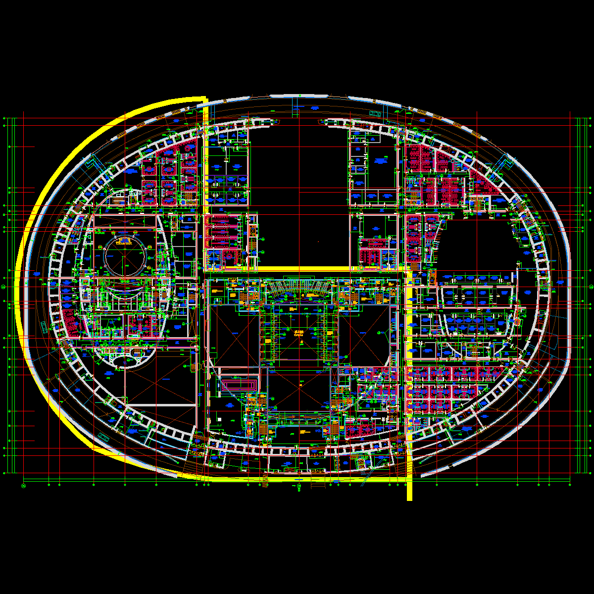 国家大剧院平面图纸和效果图纸.dwg - 1