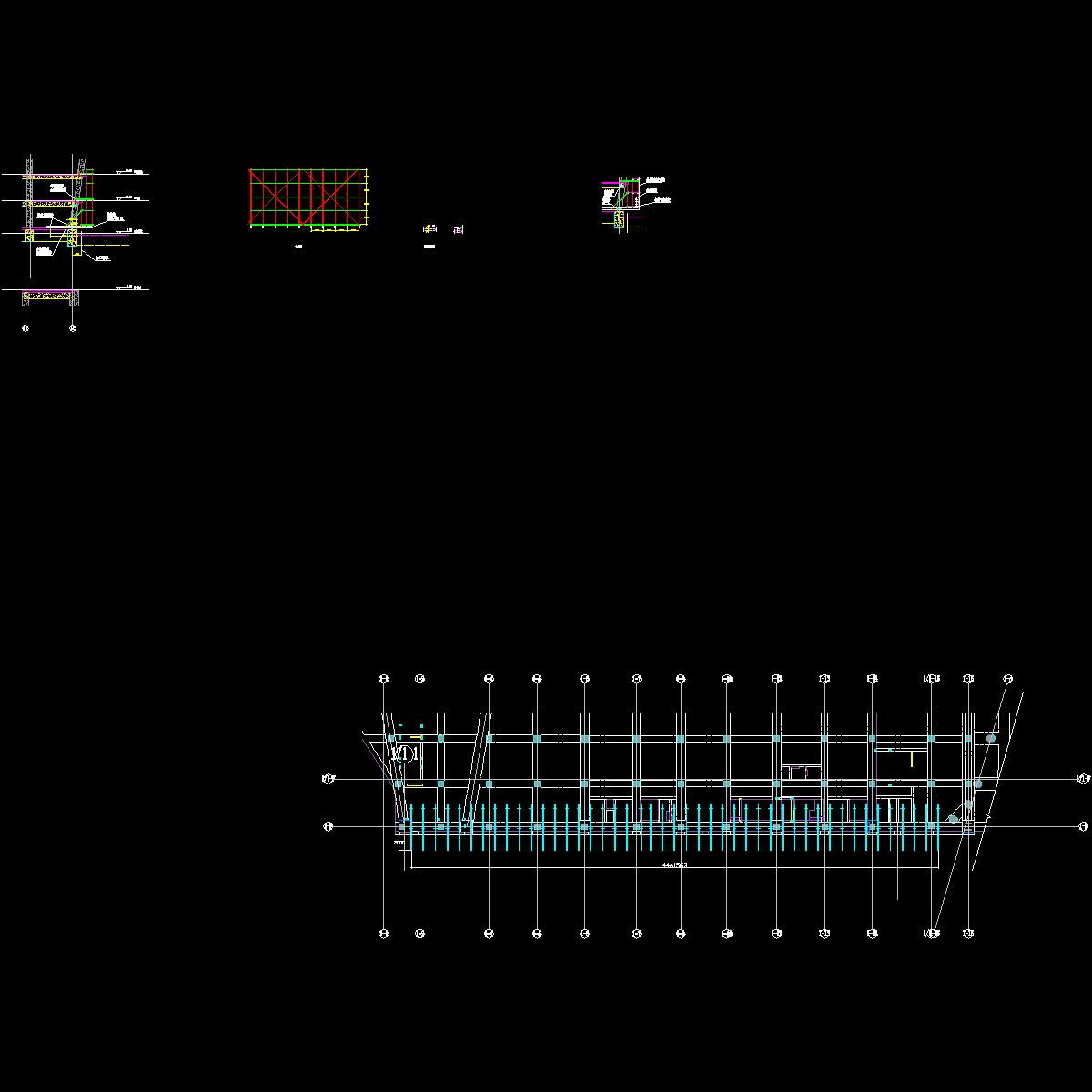 高层住宅楼项目悬挑式脚手架施工方案_CAD - 1