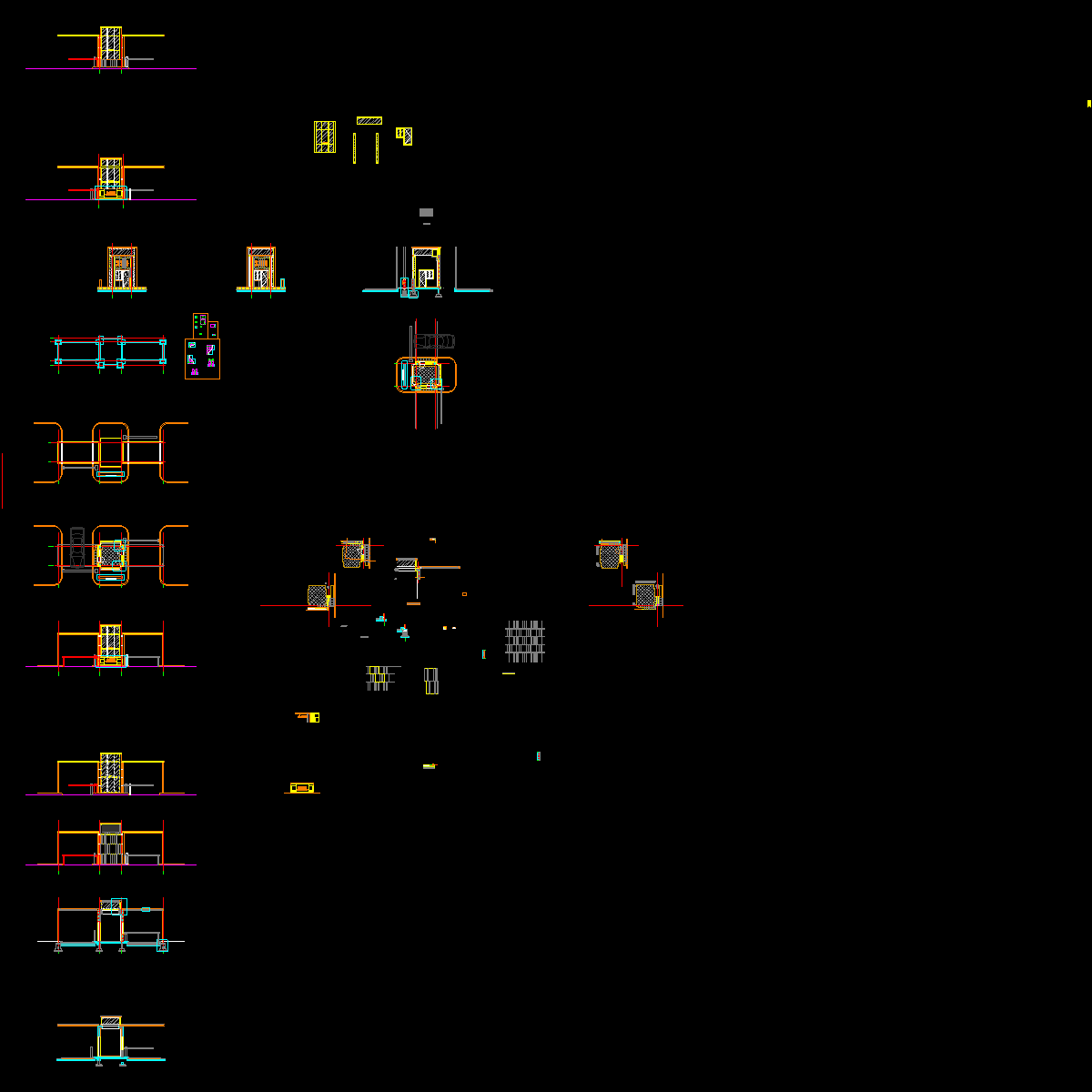 时代典雅住宅D2型入口景观CAD施工图纸设计.dwg - 1