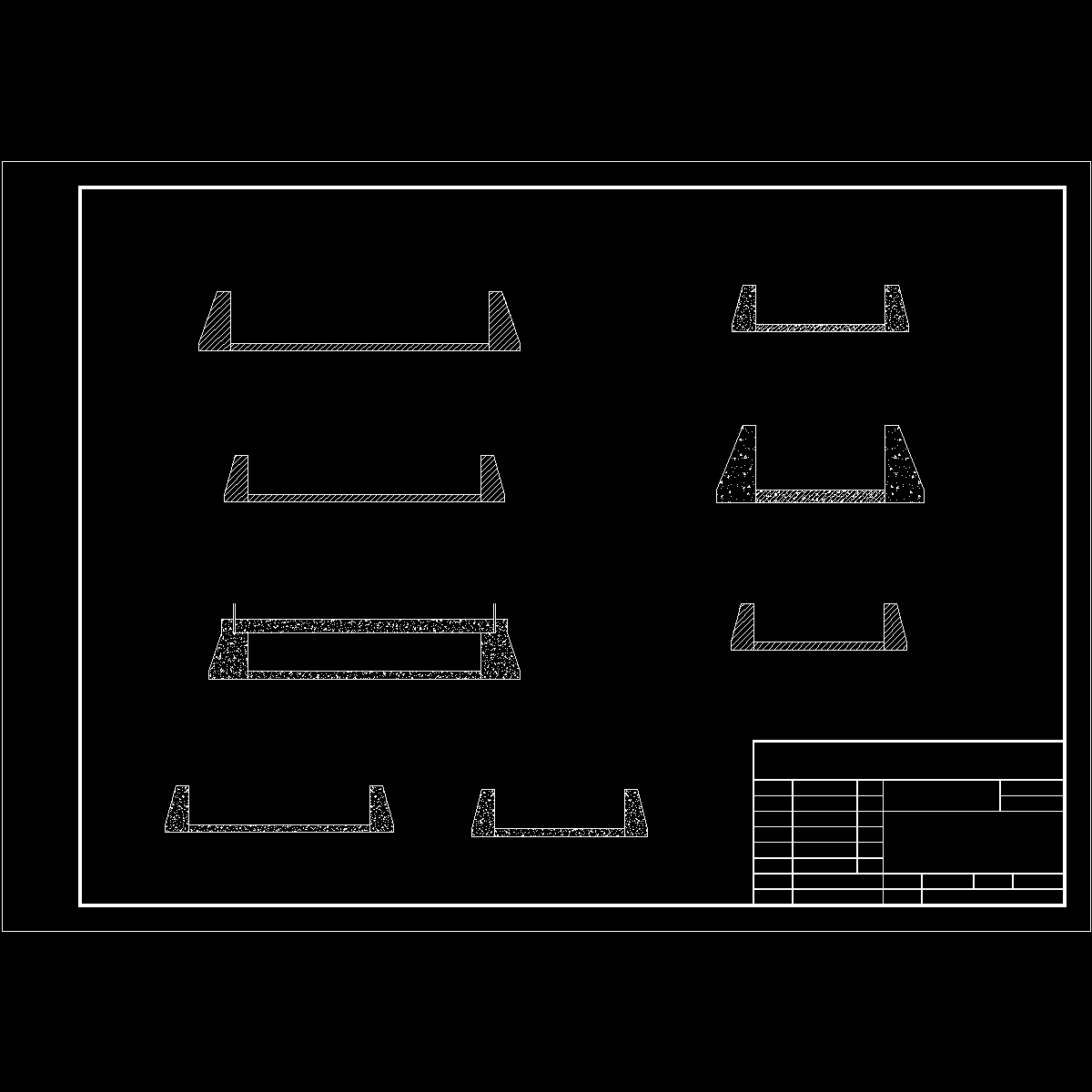 09水库溢洪道横断面图.dwg