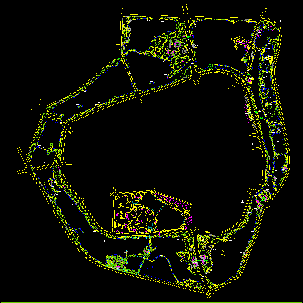 环城河景观规划设计_CAD - 1