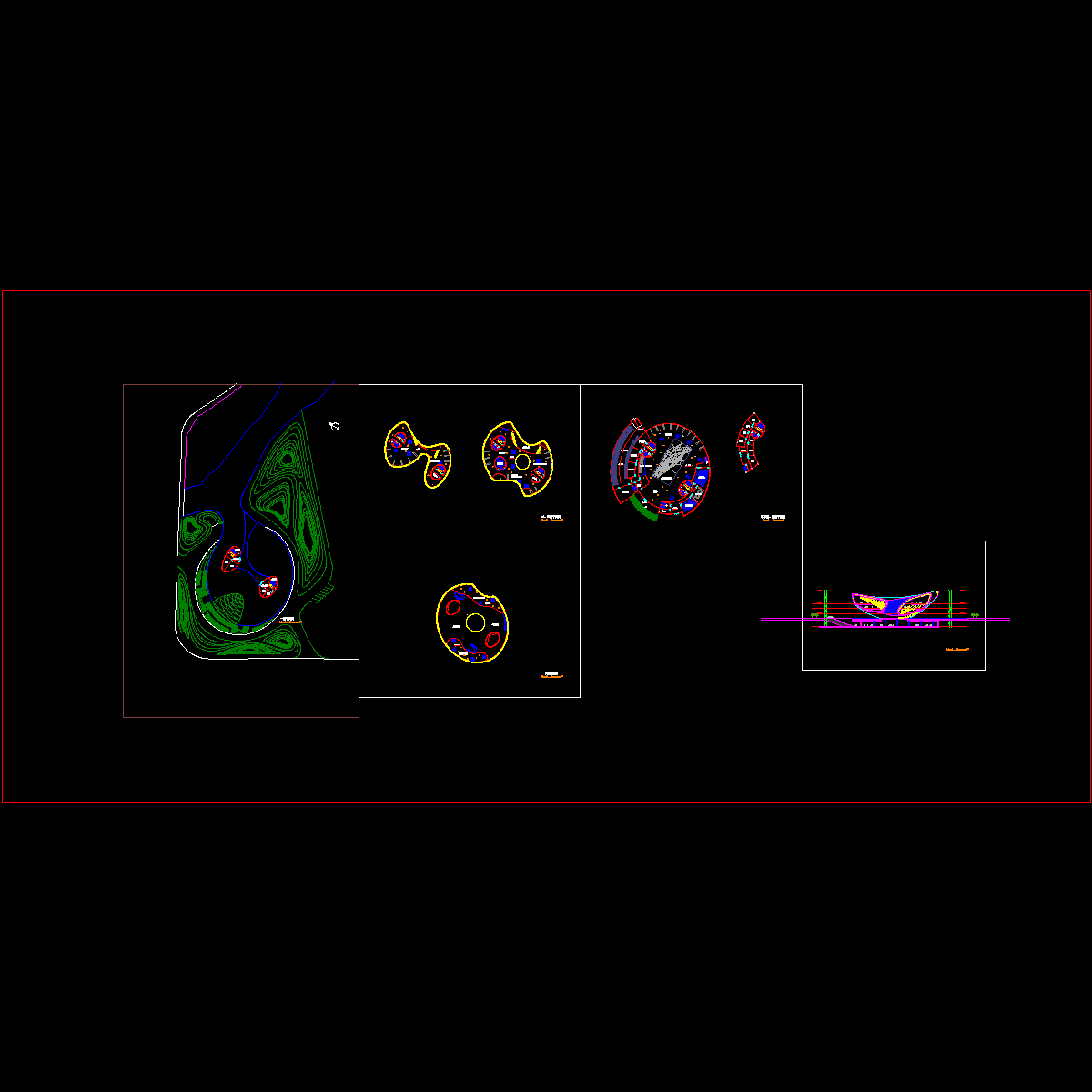 4层现代风格大型展览馆方案文本（CAD） - 1