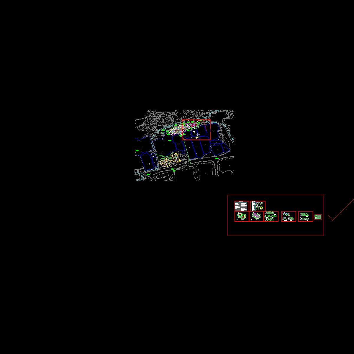 湿地景区生态配电房施工图纸_节点详图_各层平面图_cad - 1