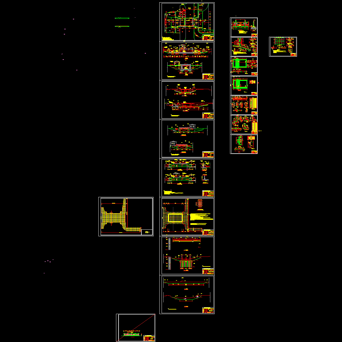 水闸水工设计图.dwg