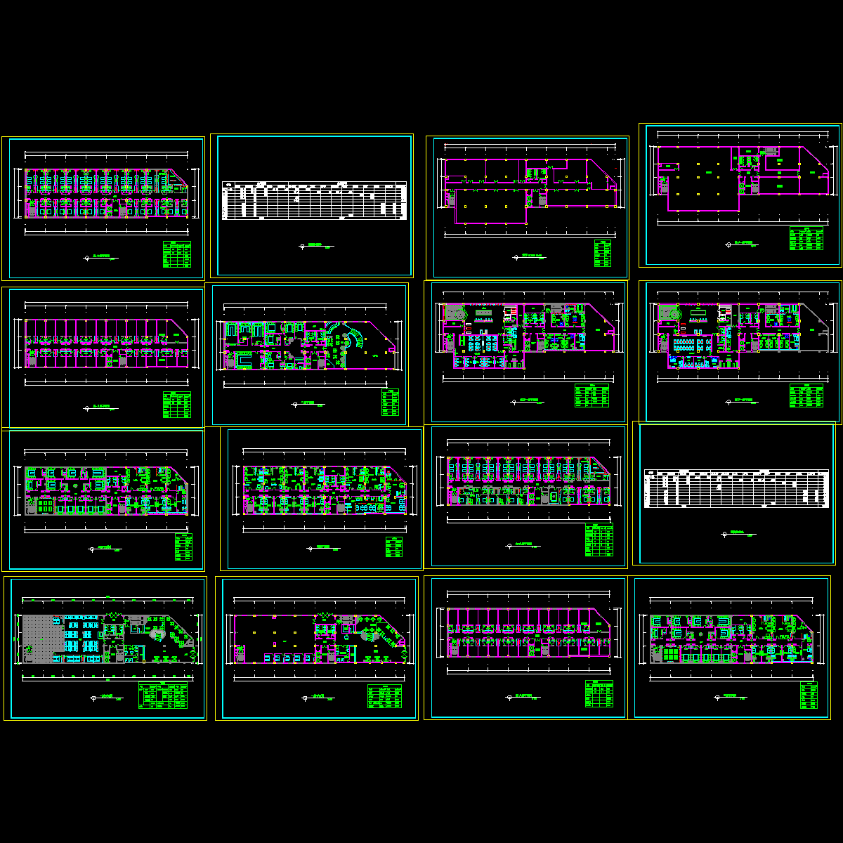 阿里郎宾馆方案设计施工图纸.dwg - 1