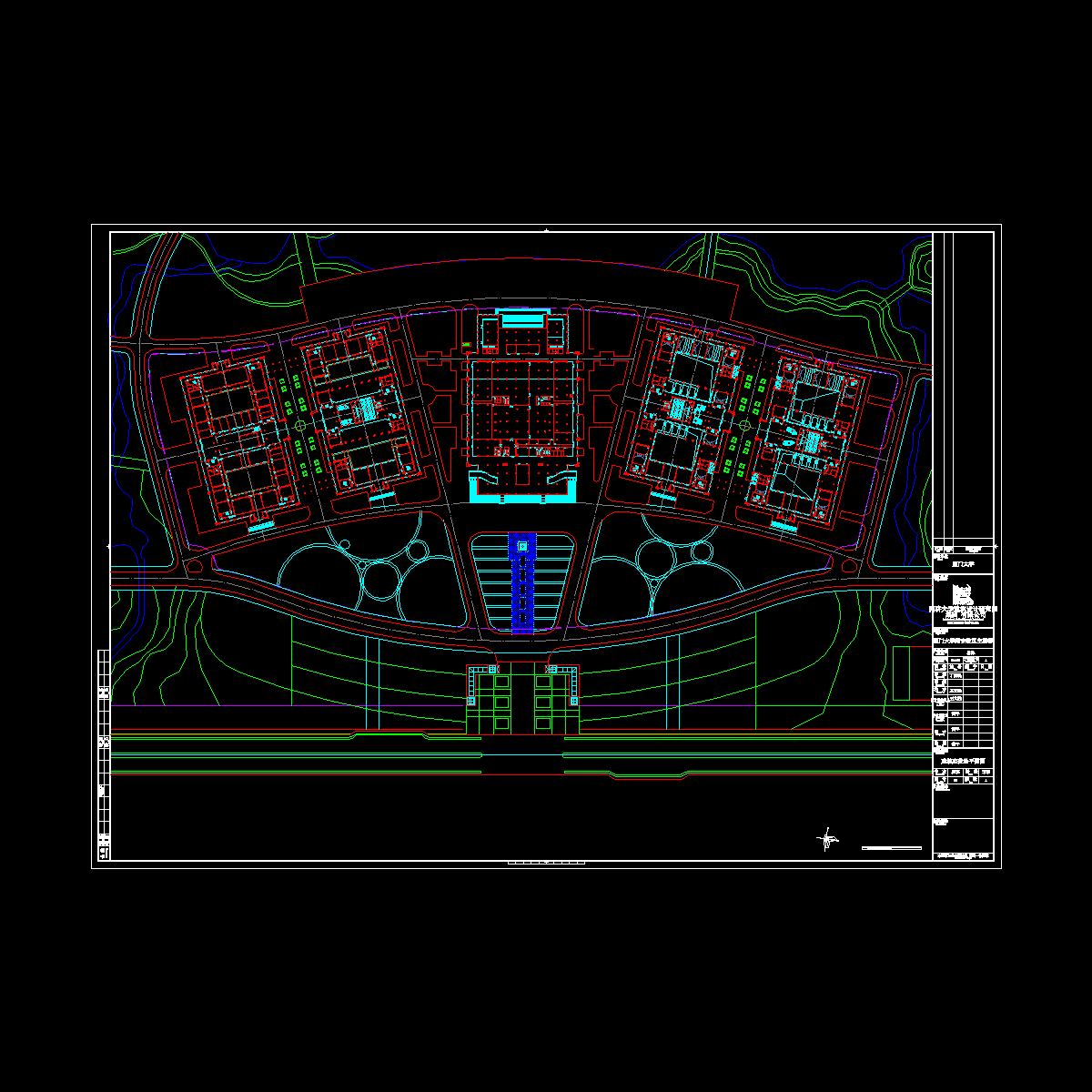 a-02建筑定位总平面图.dwg