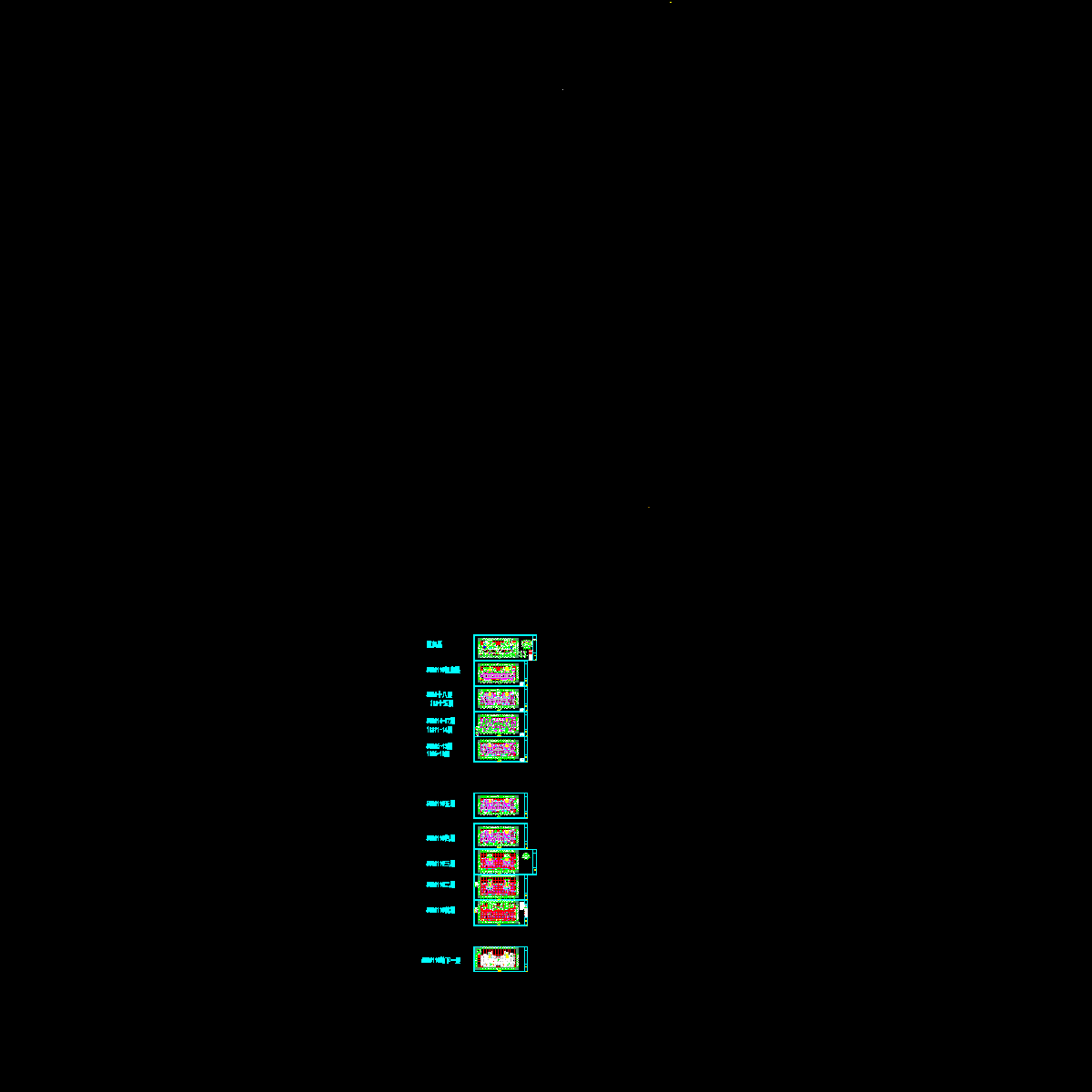 二梯二户三房两厅一卫户型设计图纸.dwg - 1