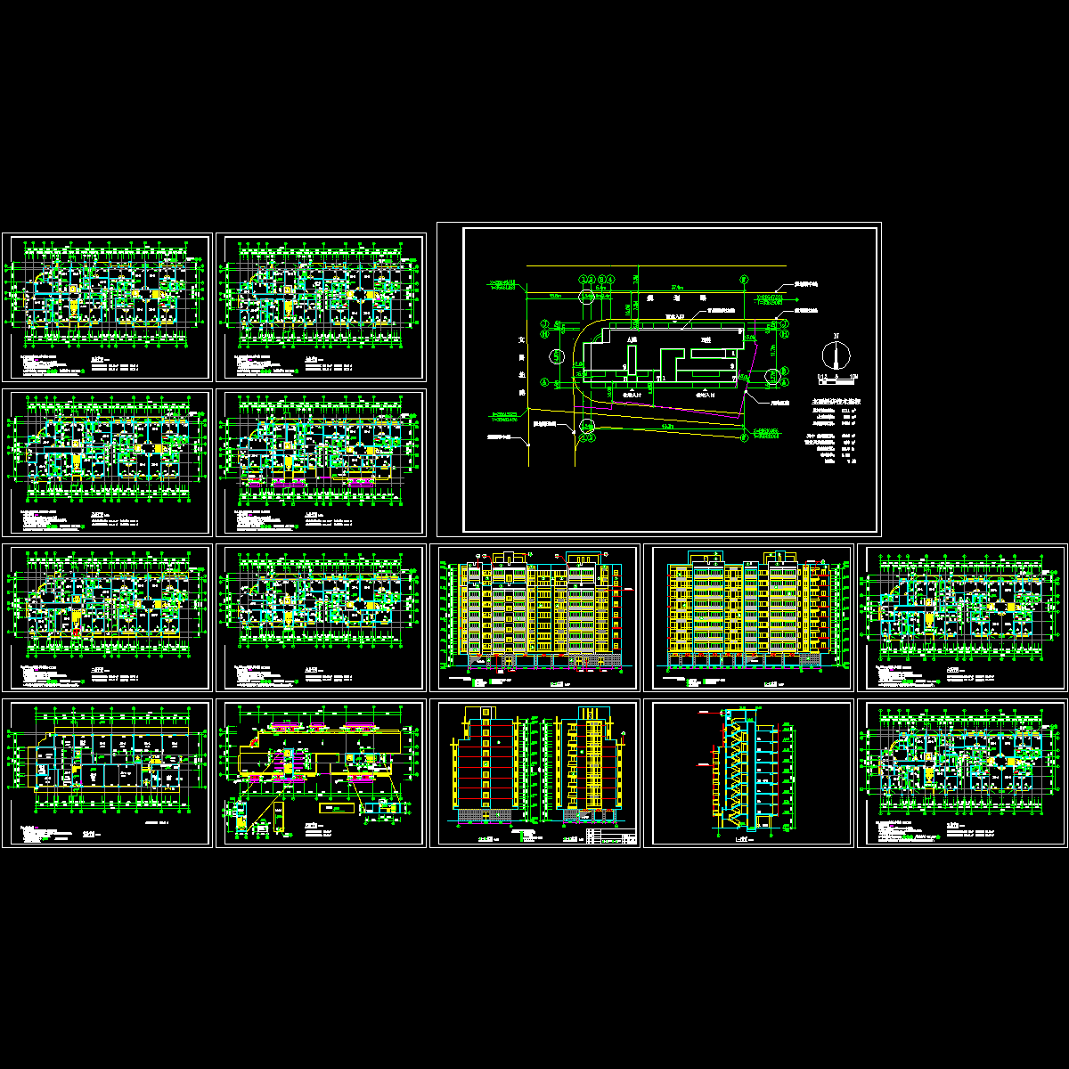 高层商住（建筑规划施工图纸）.dwg - 1