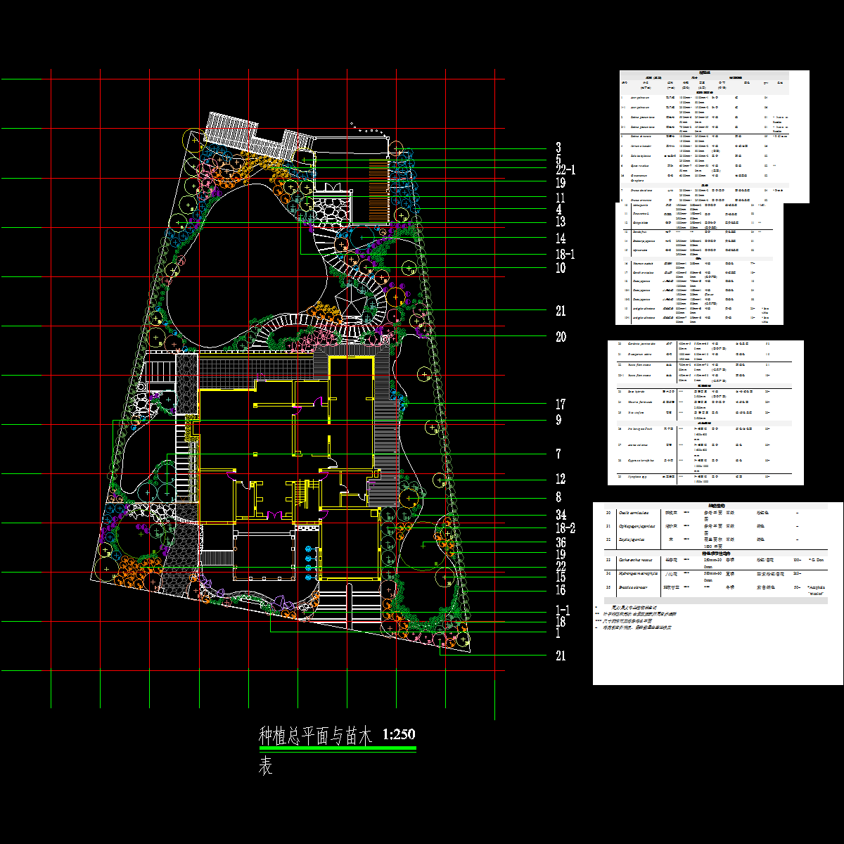 庭院绿化平面布置图.dwg