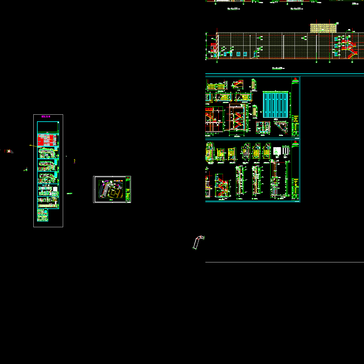 L型售楼部建筑施工方案大样图（CAD）.dwg - 1