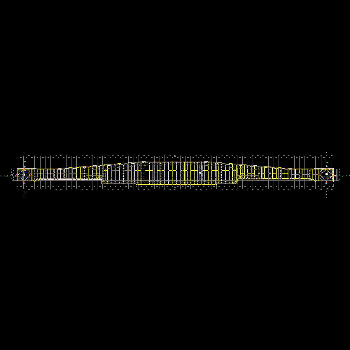 轨道交通深基坑施工监测设计图纸（CAD） - 1
