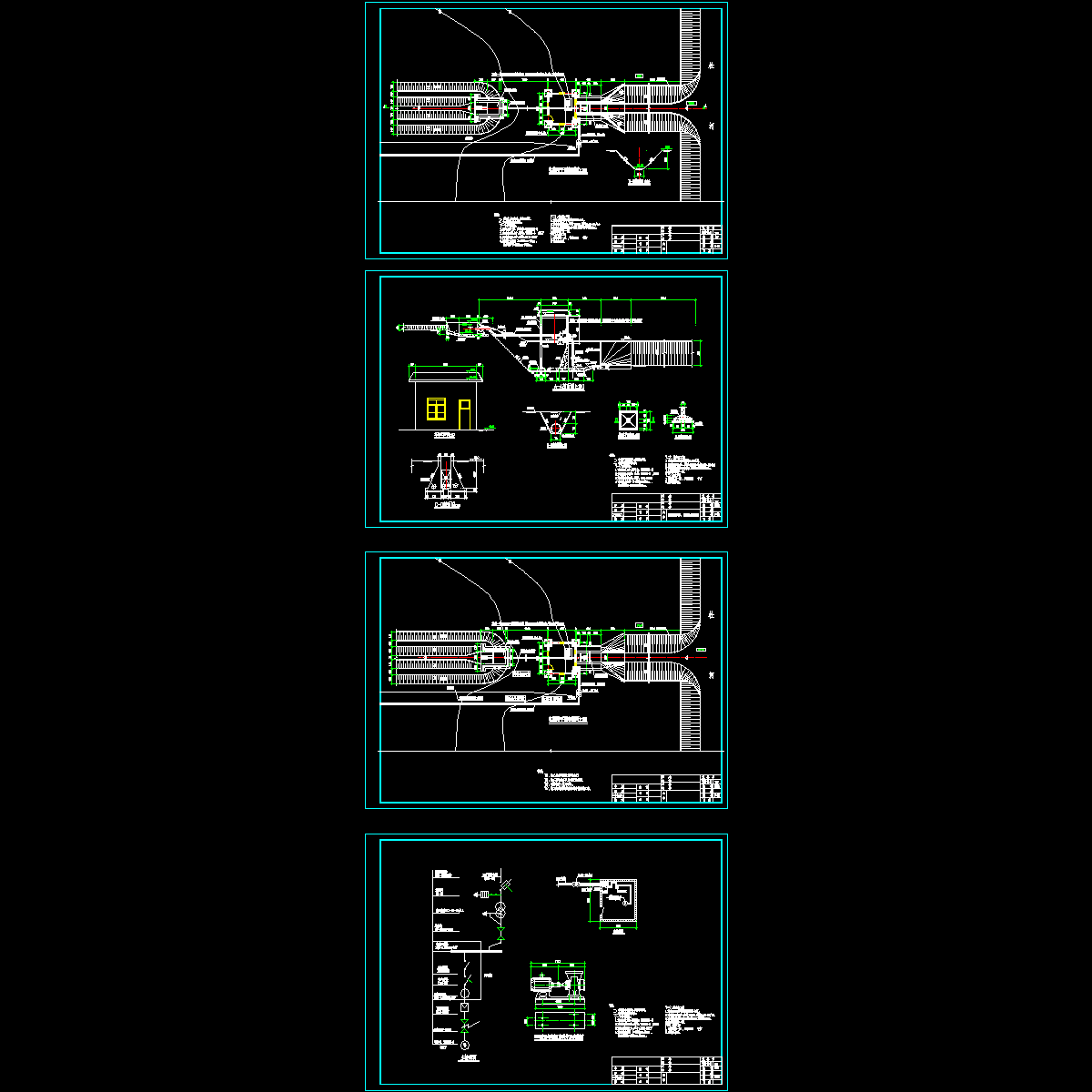 灌区抽水电灌站设计CAD图纸 - 1