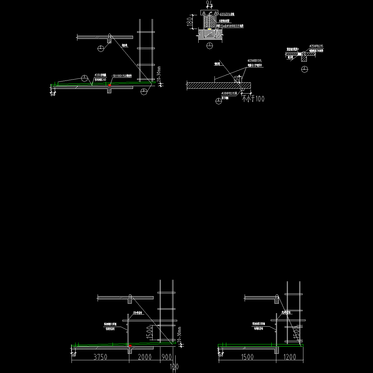 扣件式悬挑脚手架施工方案（附图纸附计算）,布置图 - 1