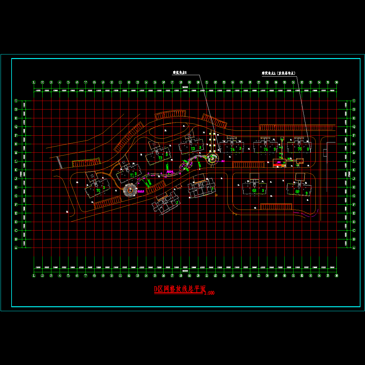 dz-2网格放线总平面.dwg