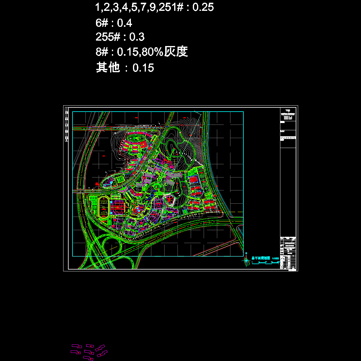 1号教学楼-总平面图.dwg