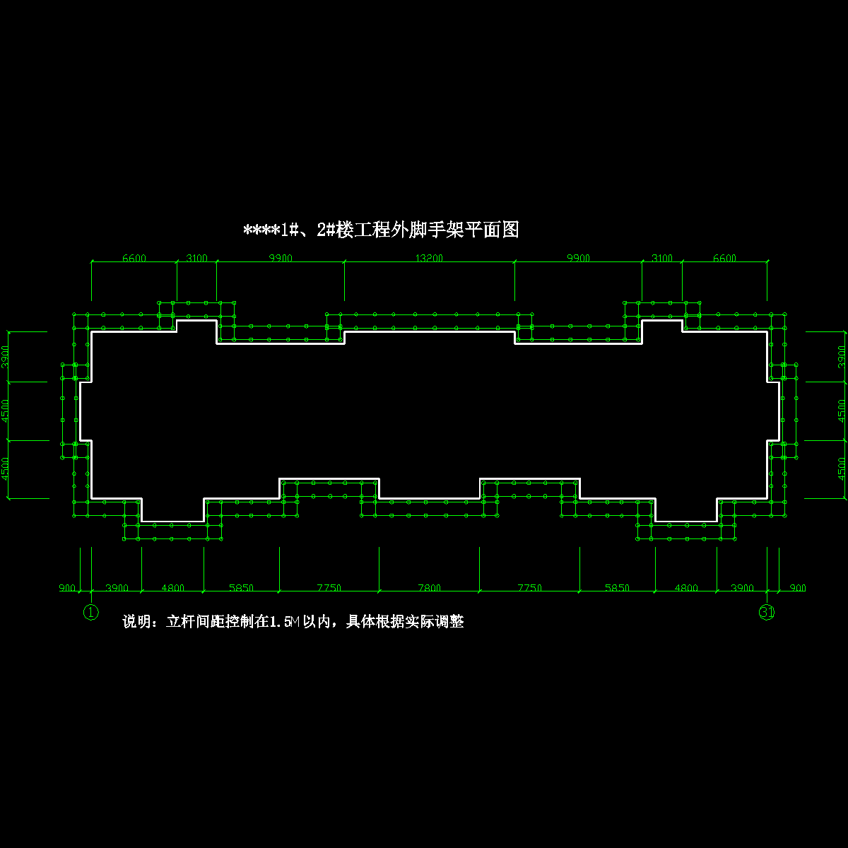 外脚手架平面图.dwg