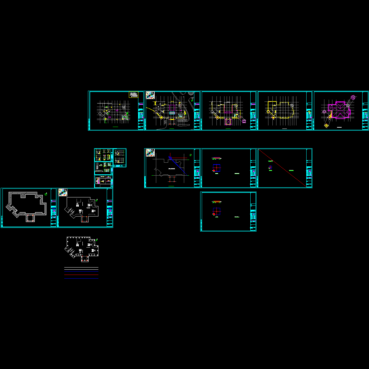 附图1脚手架施工平面布置图.dwg