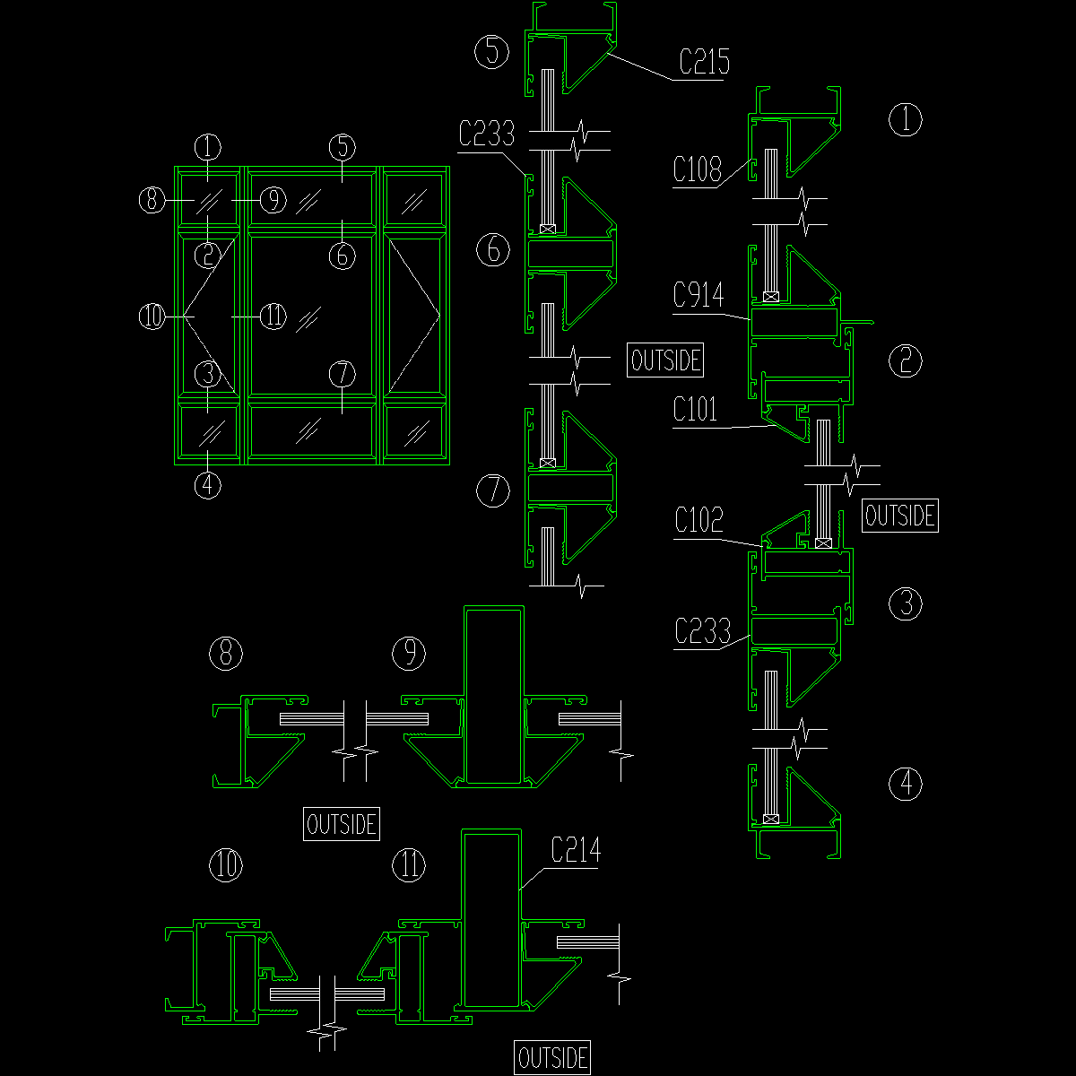 003-38系列平开窗结构图2.dwg