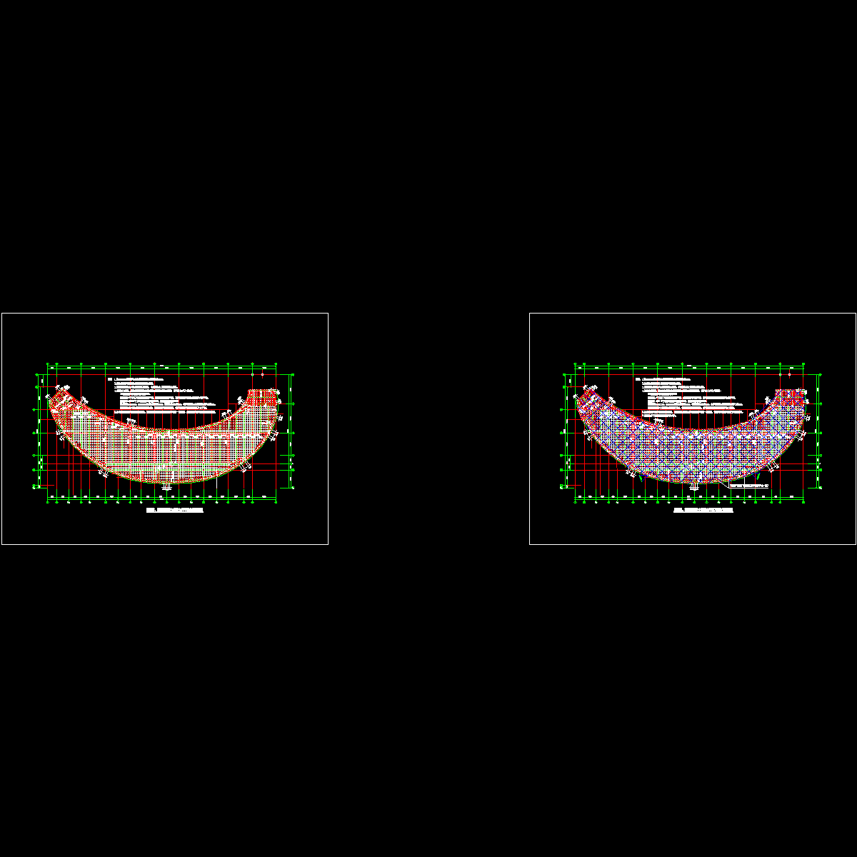 屋顶模板支架布置示意图.dwg