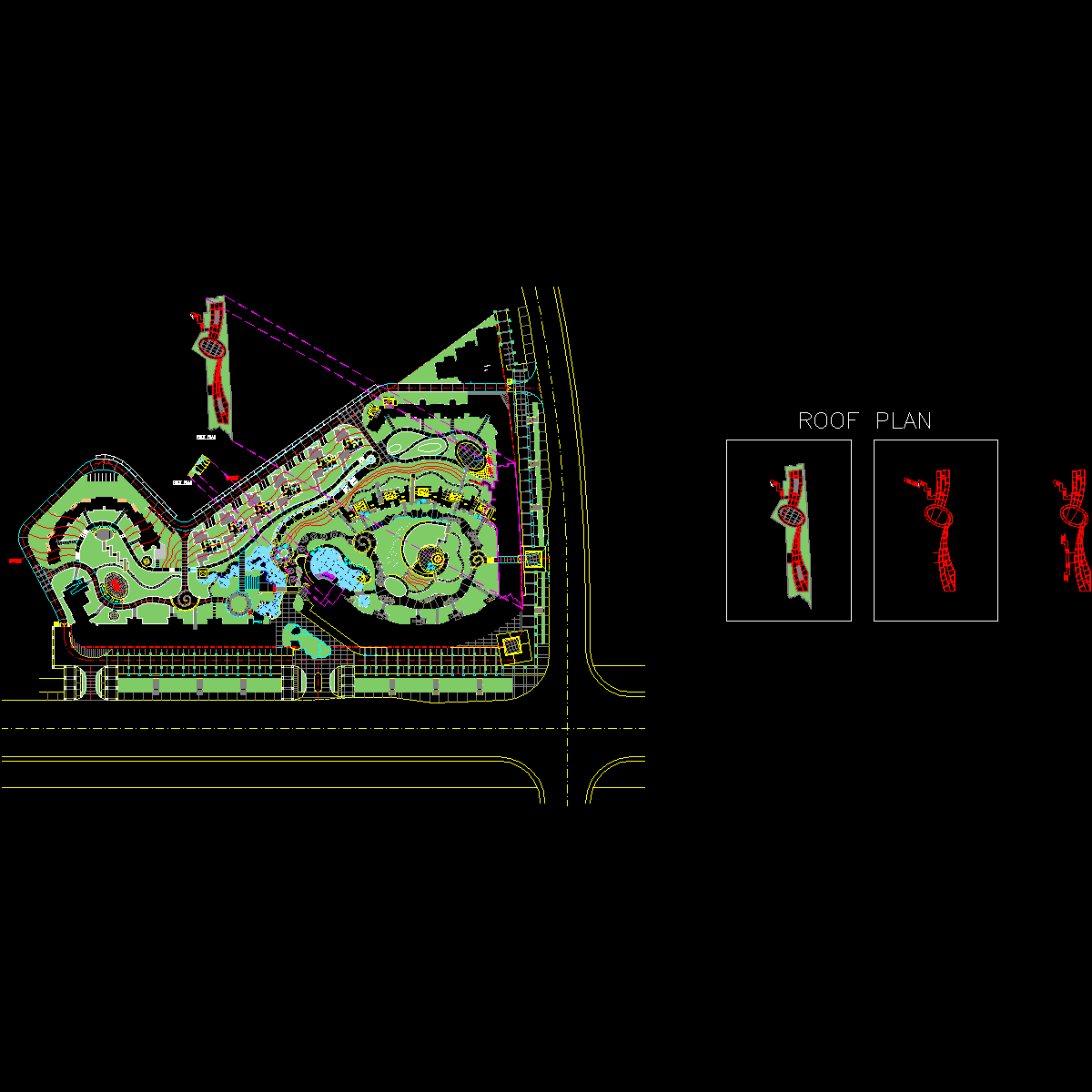 小区设计方案_CAD - 1