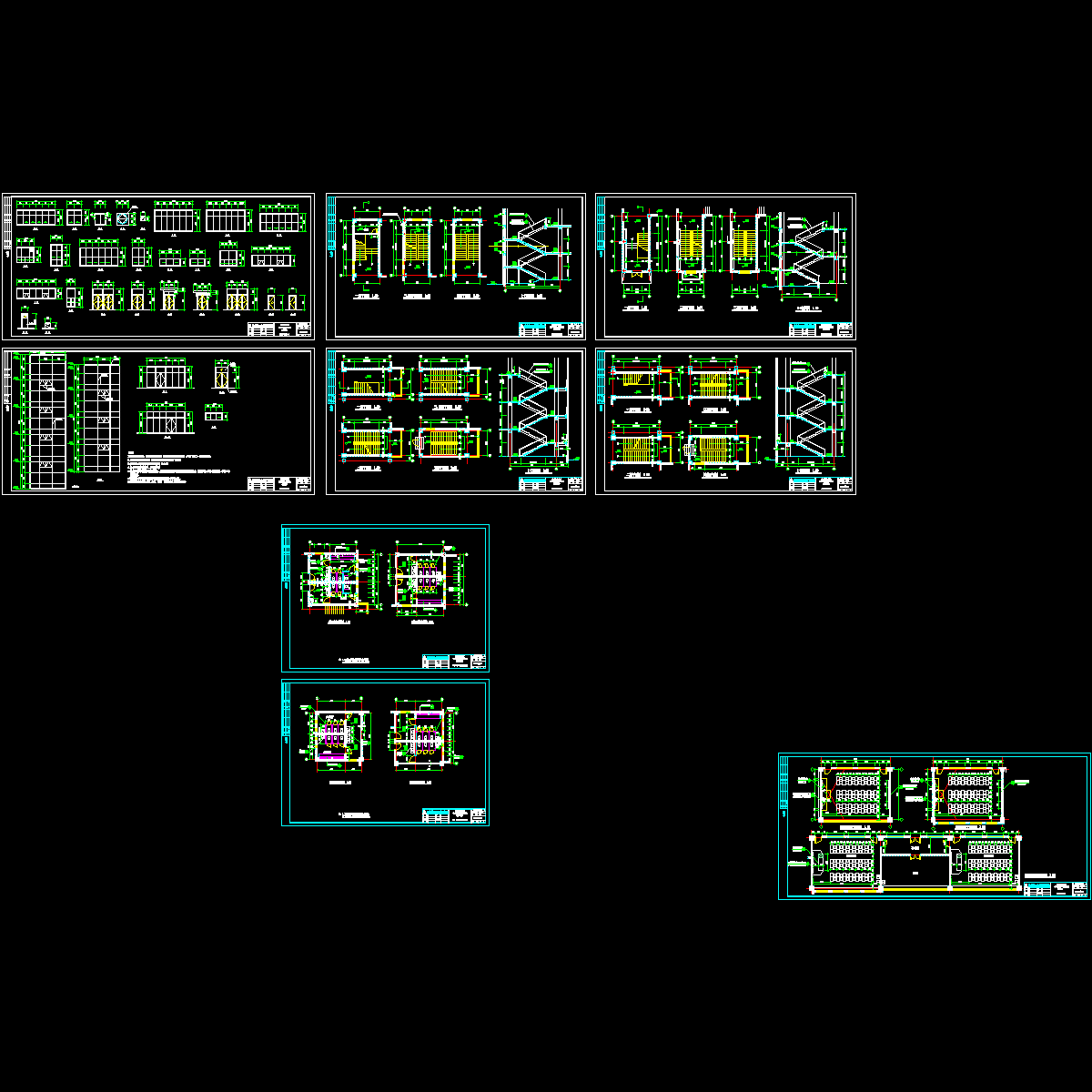 实验楼门窗立面.dwg