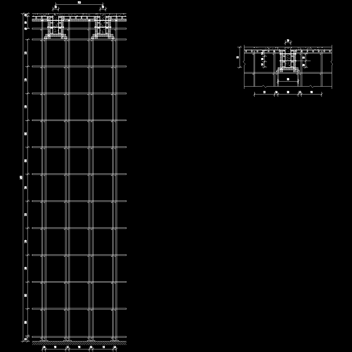 超高层建筑高支撑模板支架方案（计算书高14.6m） - 1