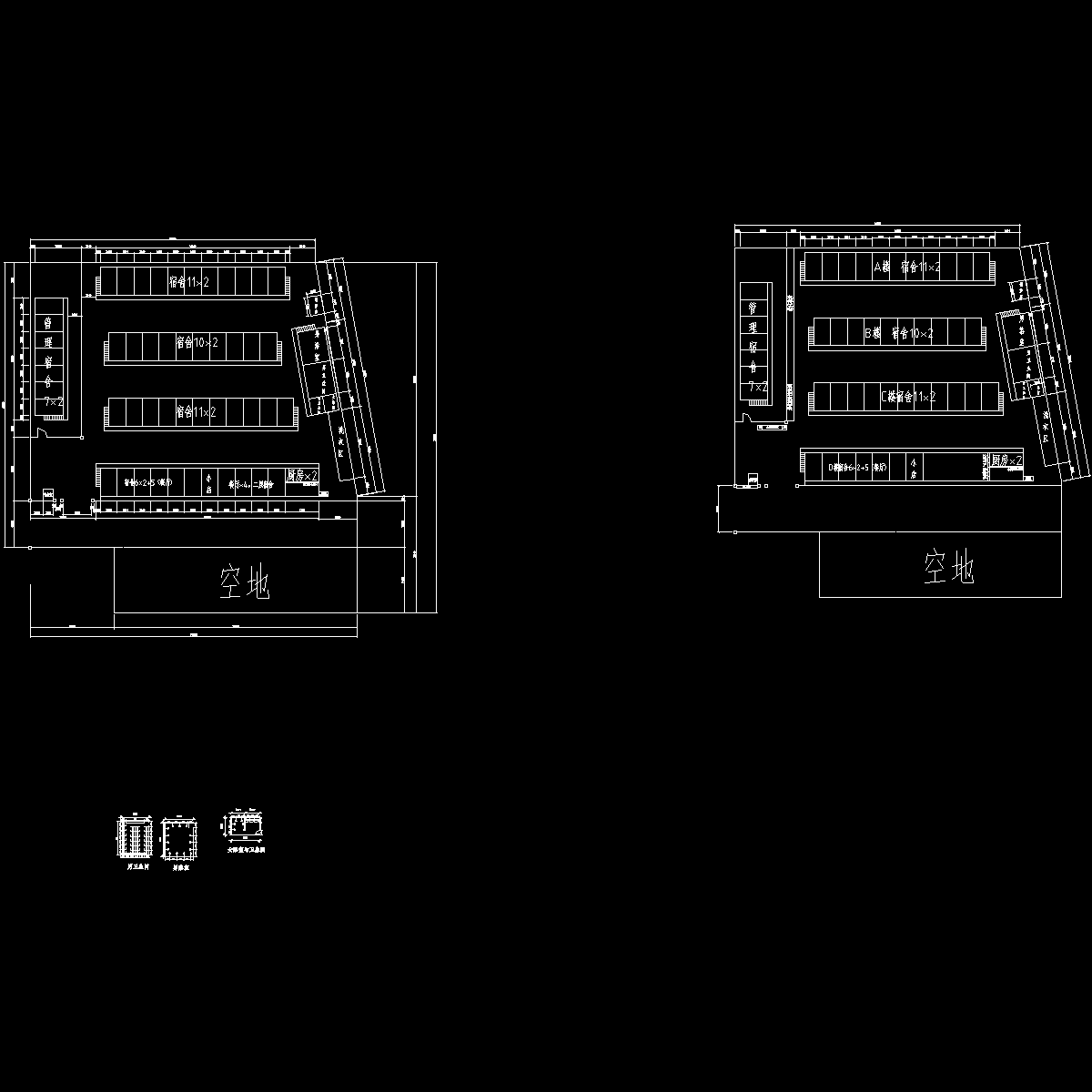 生活区平面布置图.dwg