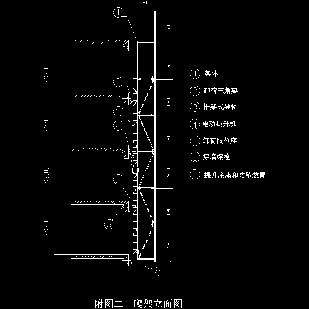 附图二 爬架立面图.dwg