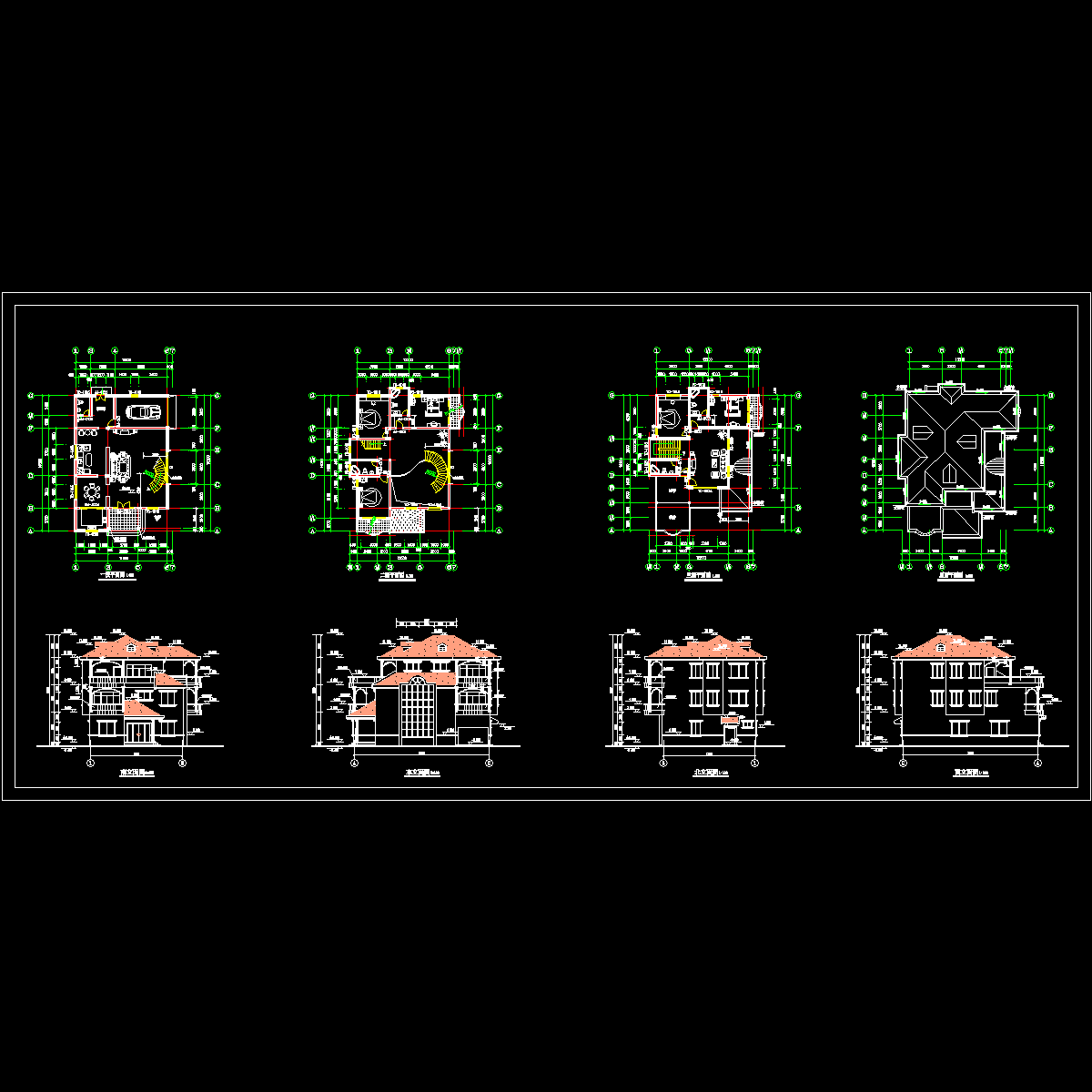 各层平面立面图.dwg